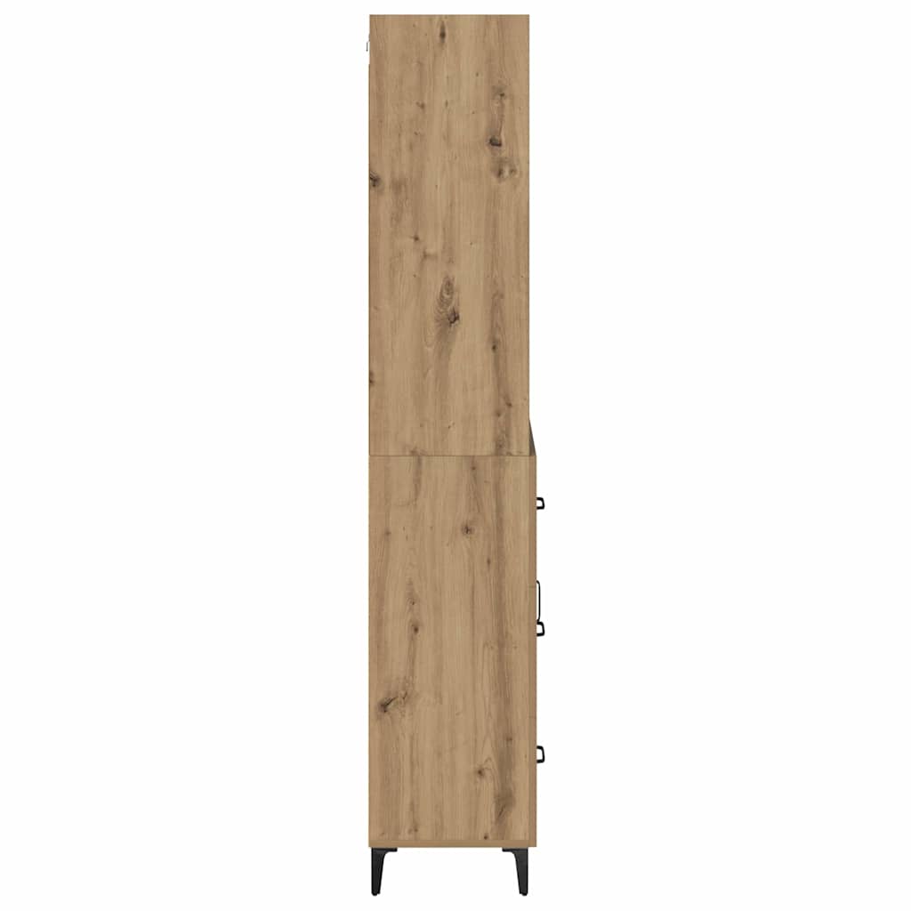 Aukštas spintelė Amatininkų ąžuolas 69,5 x 34 x 180 cm