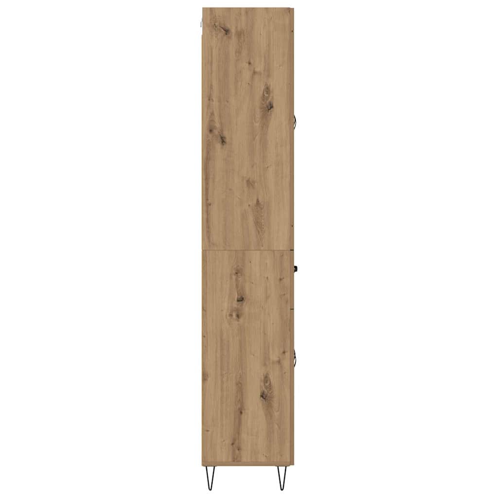 Aukštas spintelė Amatininkų ąžuolas 69,5 x 34 x 180 cm