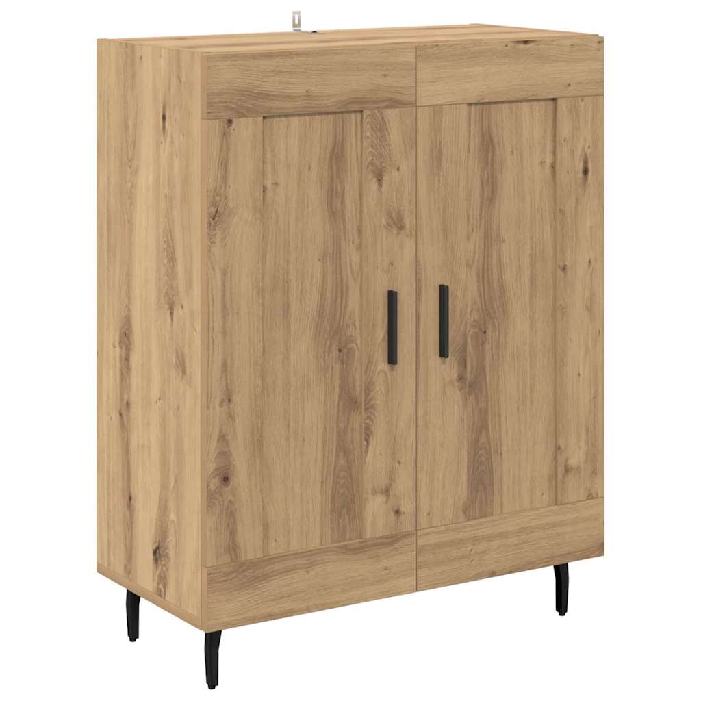 Aukštas spintelė 2 pcs Amatininkų ąžuolas 69,5 x 34 x 180 cm