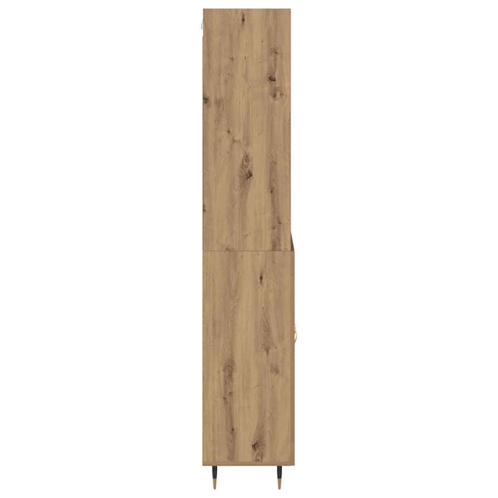 Aukštas spintelė Amatininkų ąžuolas 69,5 x 34 x 180 cm