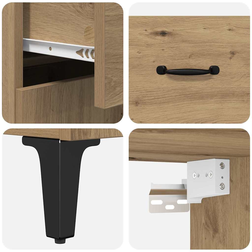 Highboard Artisan oak 69.5 x 34 x 180 cm