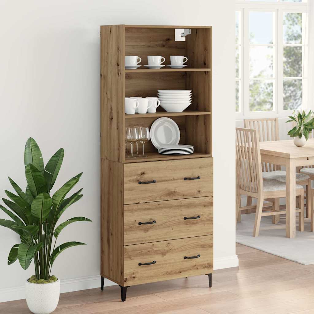 Highboard Artisan oak 69.5 x 34 x 180 cm