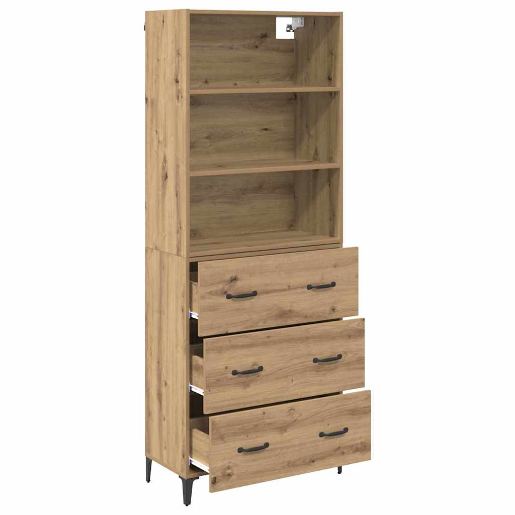 Highboard Artisan oak 69.5 x 34 x 180 cm