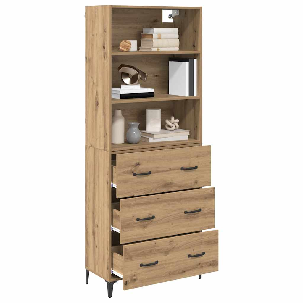 Highboard Artisan oak 69.5 x 34 x 180 cm