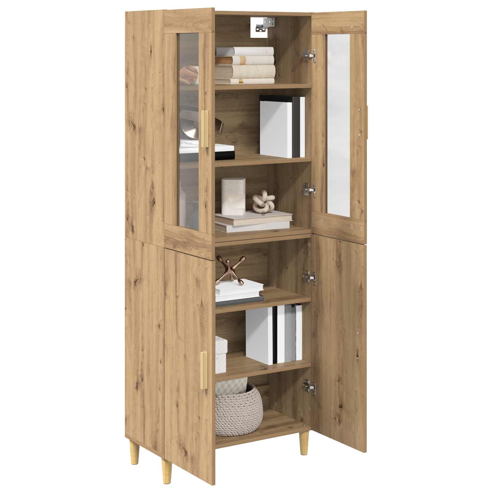 Highboard Artisan oak 69.5 x 34 x 180 cm