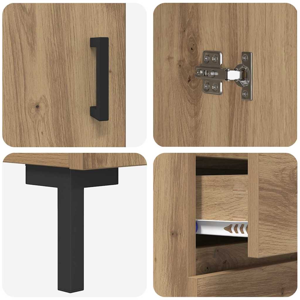 Highboard Artisan oak 69.5 x 34 x 180 cm