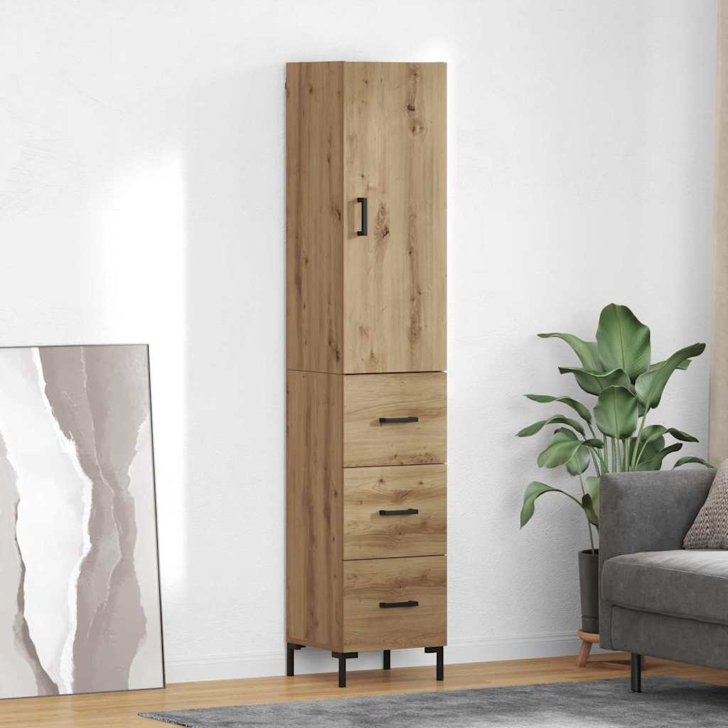 Highboard Artisan oak 69.5 x 34 x 180 cm