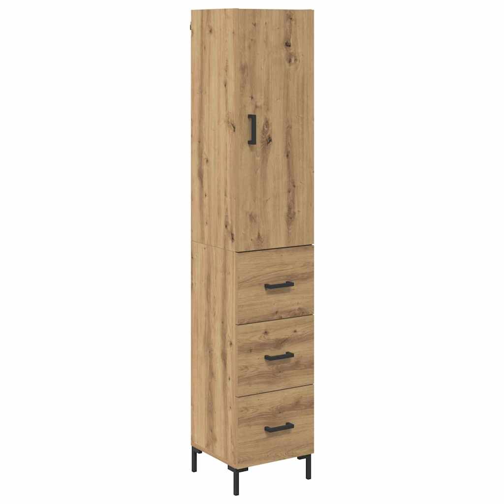 Highboard Artisan oak 69.5 x 34 x 180 cm