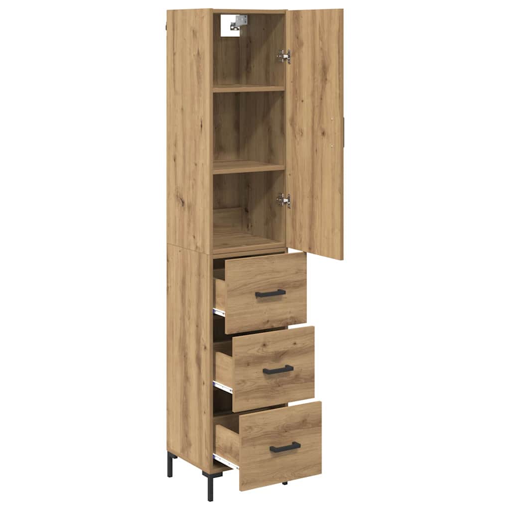 Highboard Artisan oak 69.5 x 34 x 180 cm
