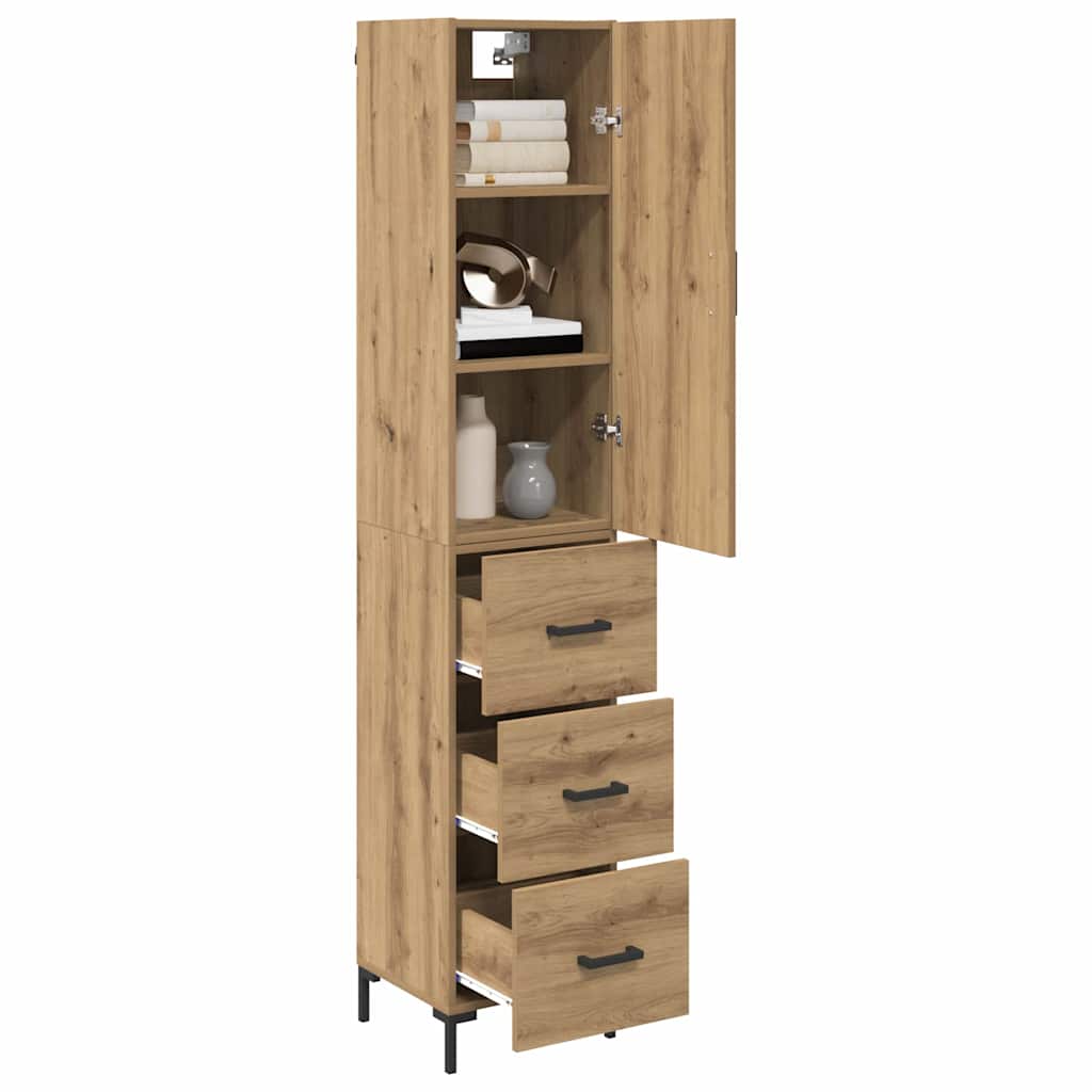 Highboard Artisan oak 69.5 x 34 x 180 cm