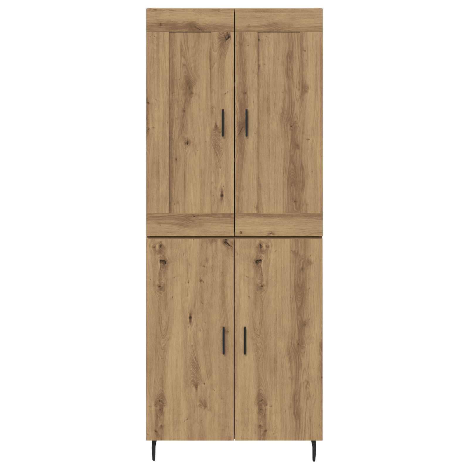 Aukštas spintelė 2 pcs Amatininkų ąžuolas 69,5 x 34 x 180 cm