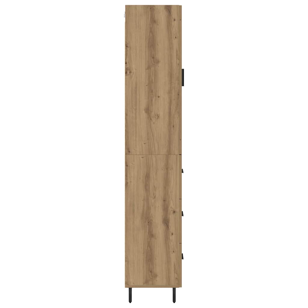 High Cabinet Artisan Oak 34.5 x 34 x 180 cm