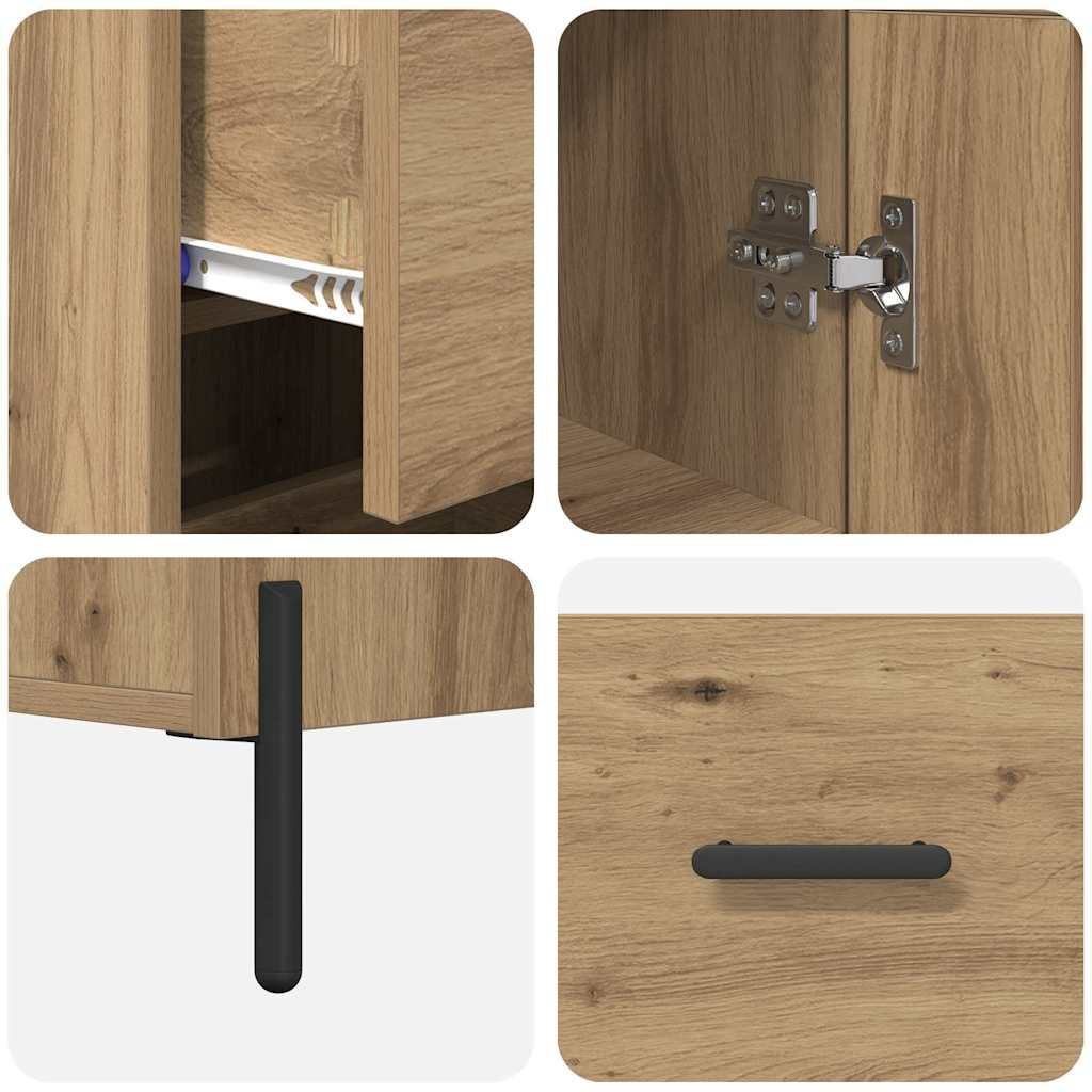 Tall cabinet Artisan oak 34.5 x 34 x 180 cm
