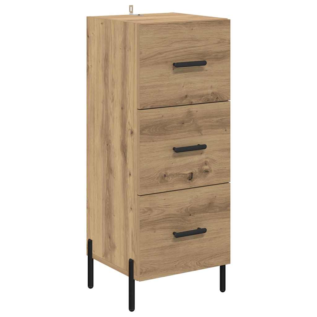 Tall cabinet Artisan oak 34.5 x 34 x 180 cm