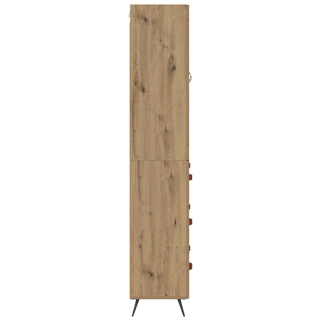 Aukštas spintelė Amatininkų ąžuolas 69,5 x 34 x 180 cm
