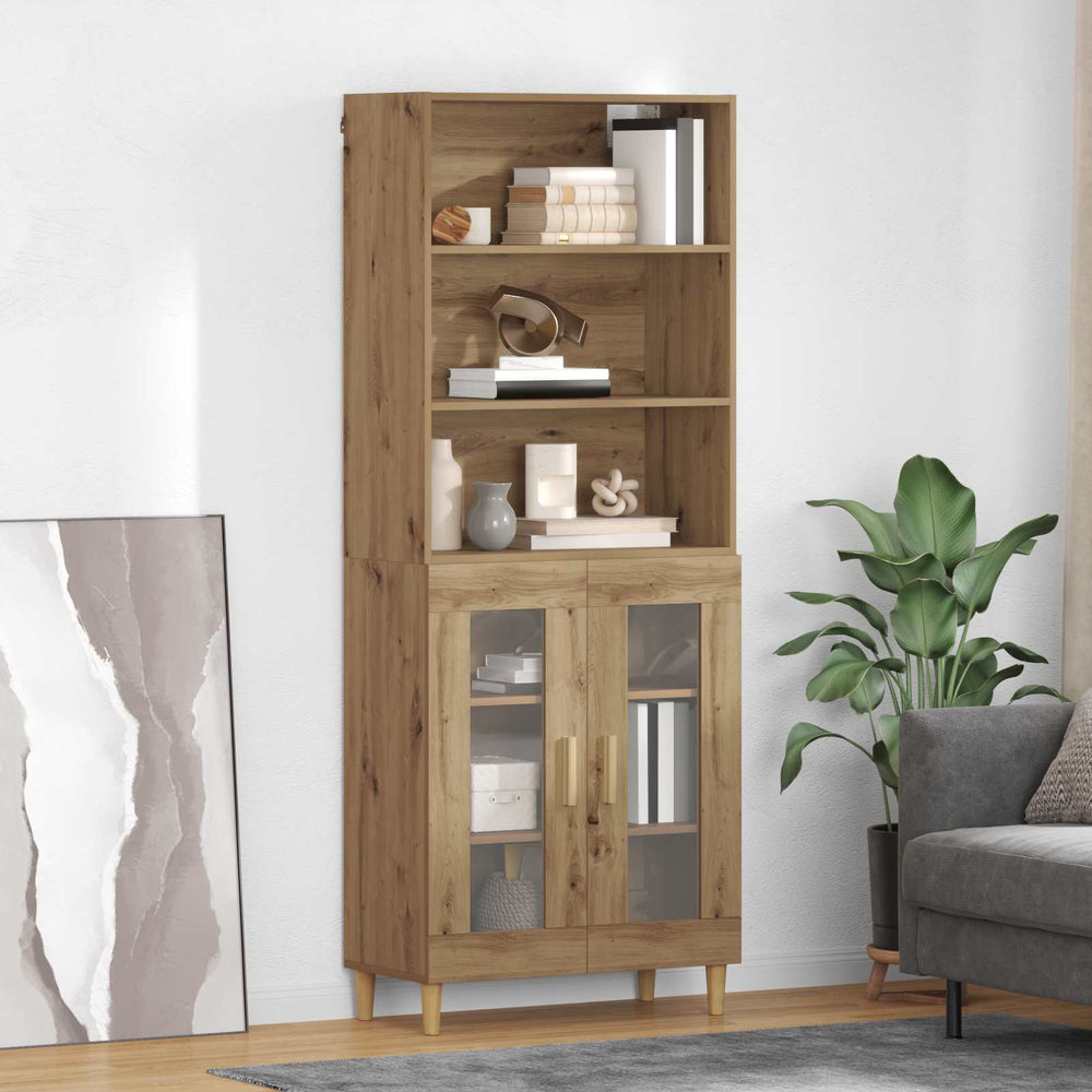 Highboard Artisan oak 69.5 x 32.5 x 180 cm