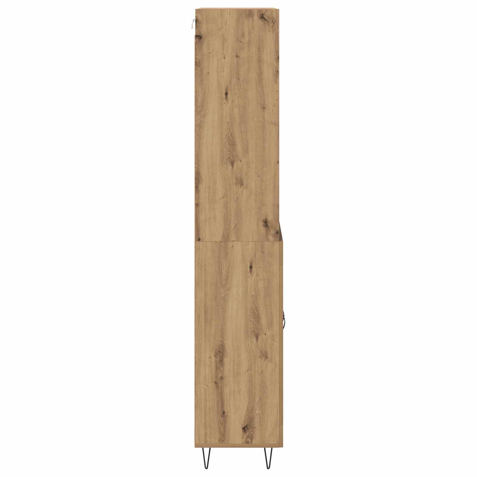 Aukštas spintelė 2 vnt. Amatininkų ąžuolas 69,5 x 34 x 180 cm