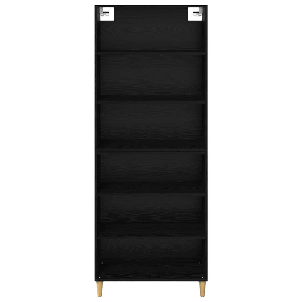 Aukštas spintelė 2 pcs Juodas ąžuolas 69,5 x 32,5 x 180 cm