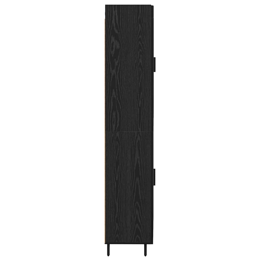 Augsts skapis Melns ozols 69,5 x 34 x 180 cm