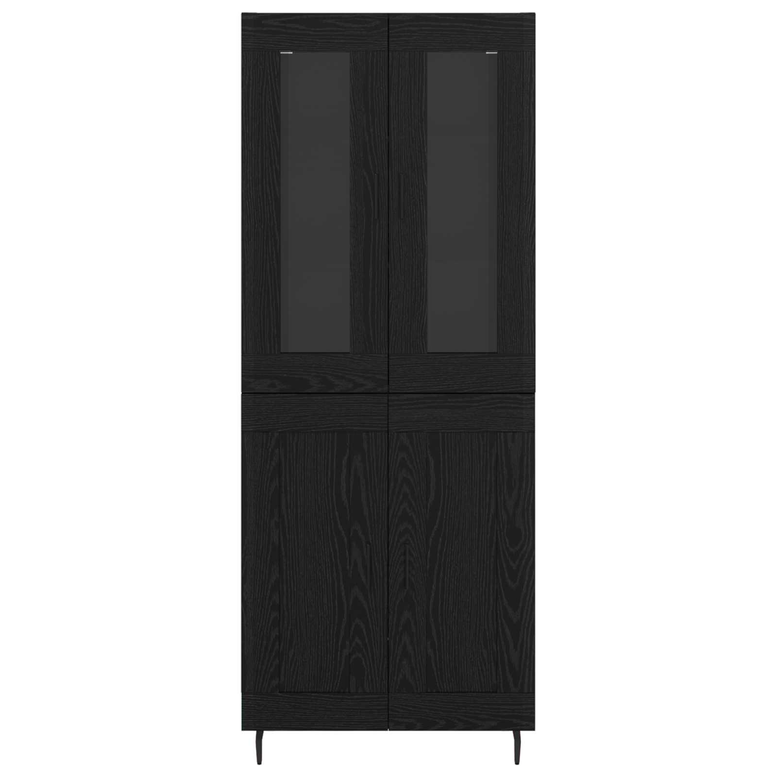 Tall cabinet 2 pcs Black oak
