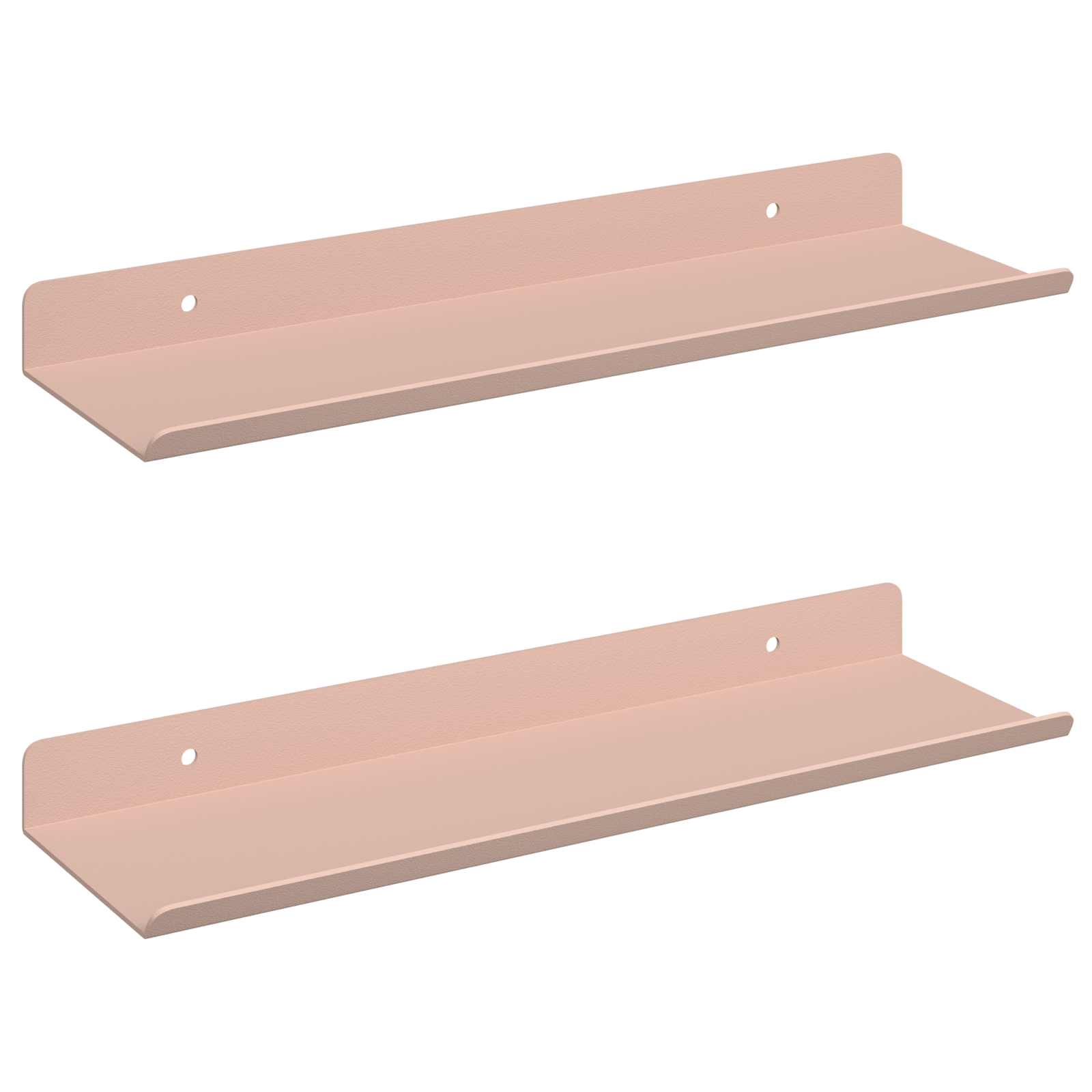 Wall shelf with shelf 2 pcs Pink 30 x 9 x 2.5 cm