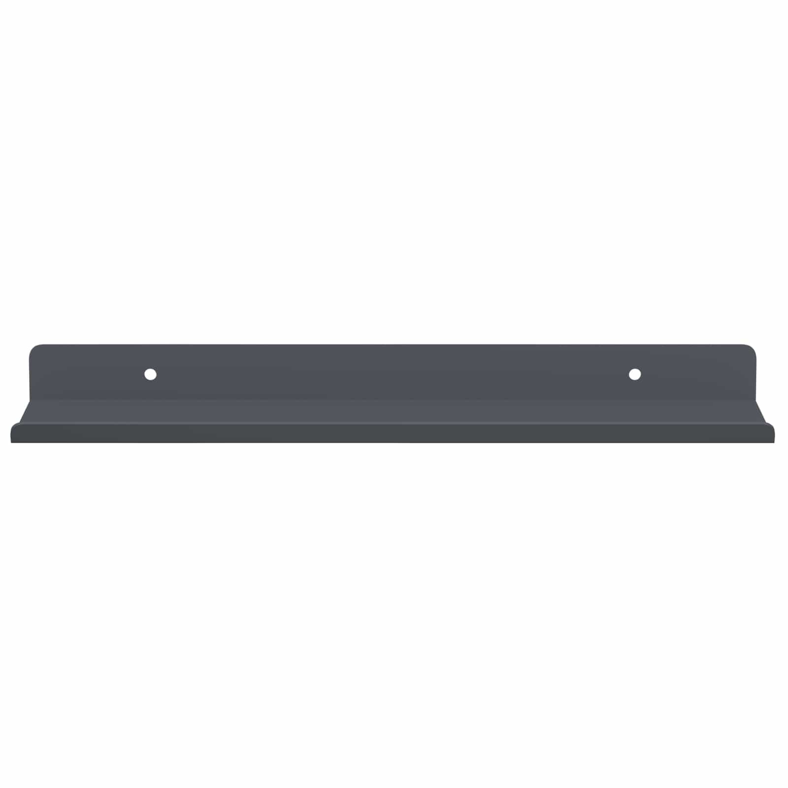 Floating Shelf 2 pcs Anthracite 30 x 9 x 2.5 cm Steel