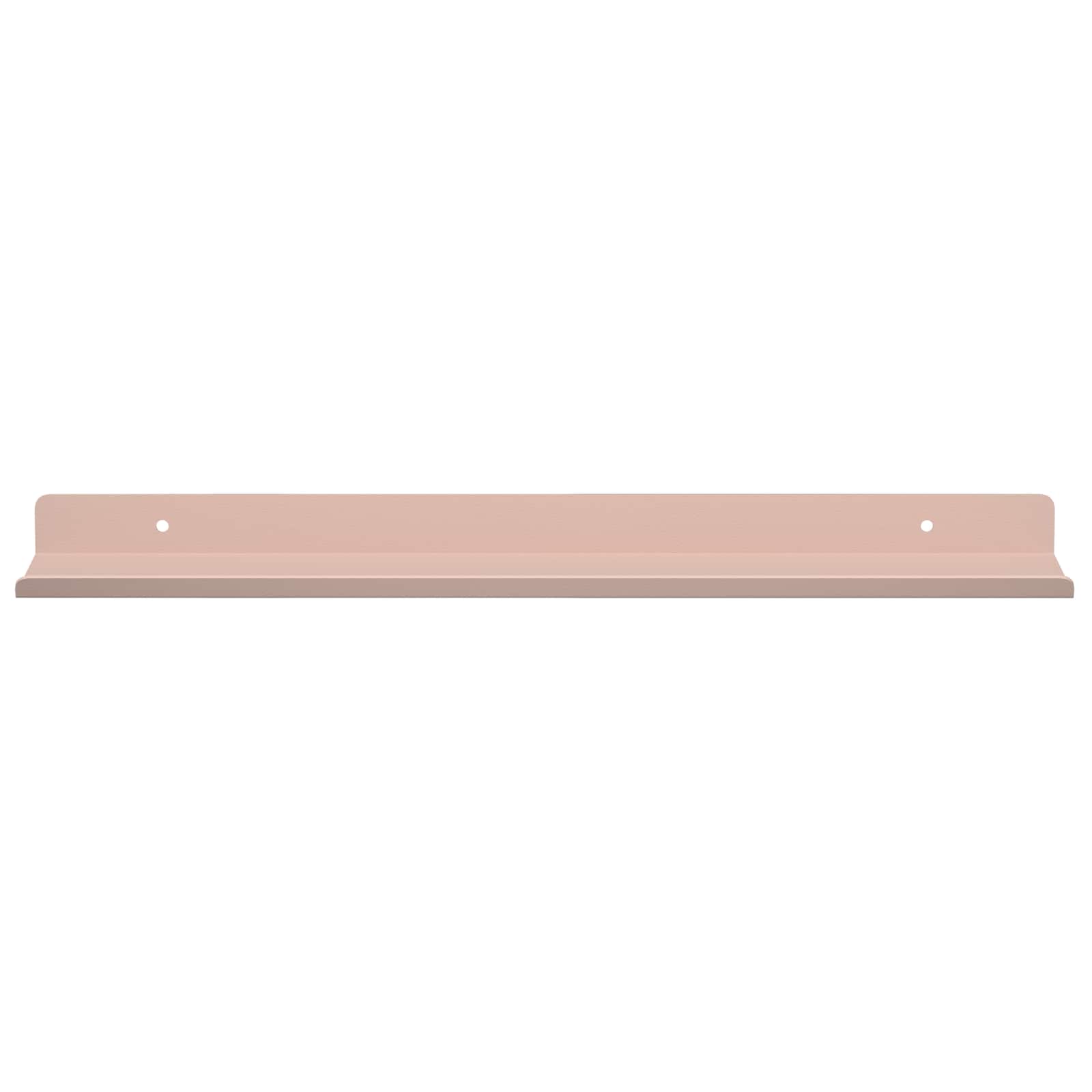 Sieninė lentyna su lentyna 2 pcs Rožinė 40 x 9 x 2,5 cm