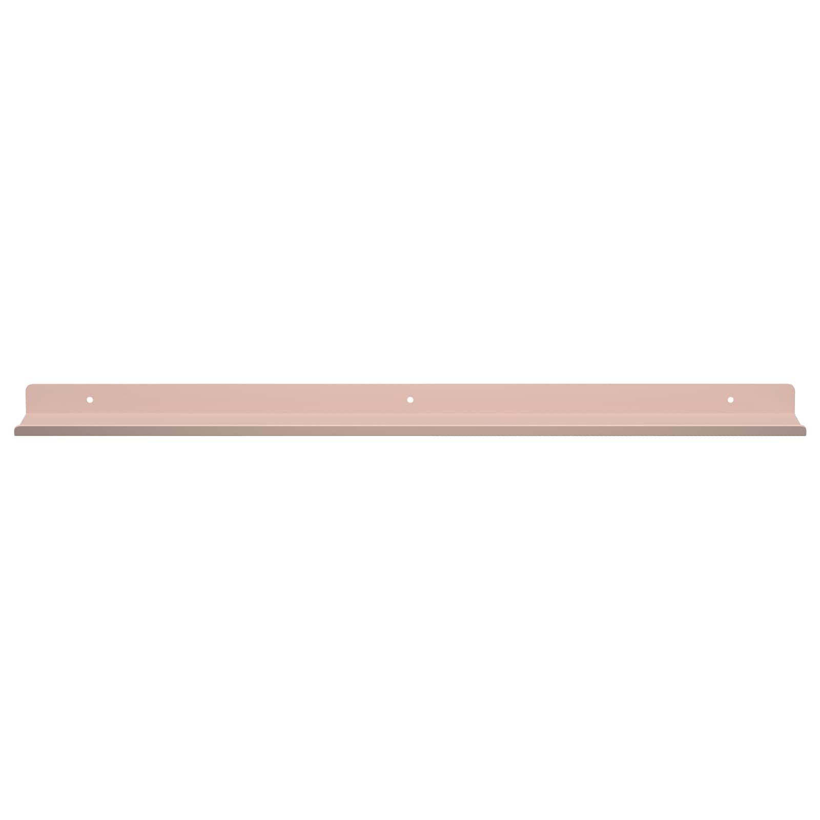 Sieninė lentyna su lentyna 2 pcs Rožinė 60 x 9 x 2,5 cm