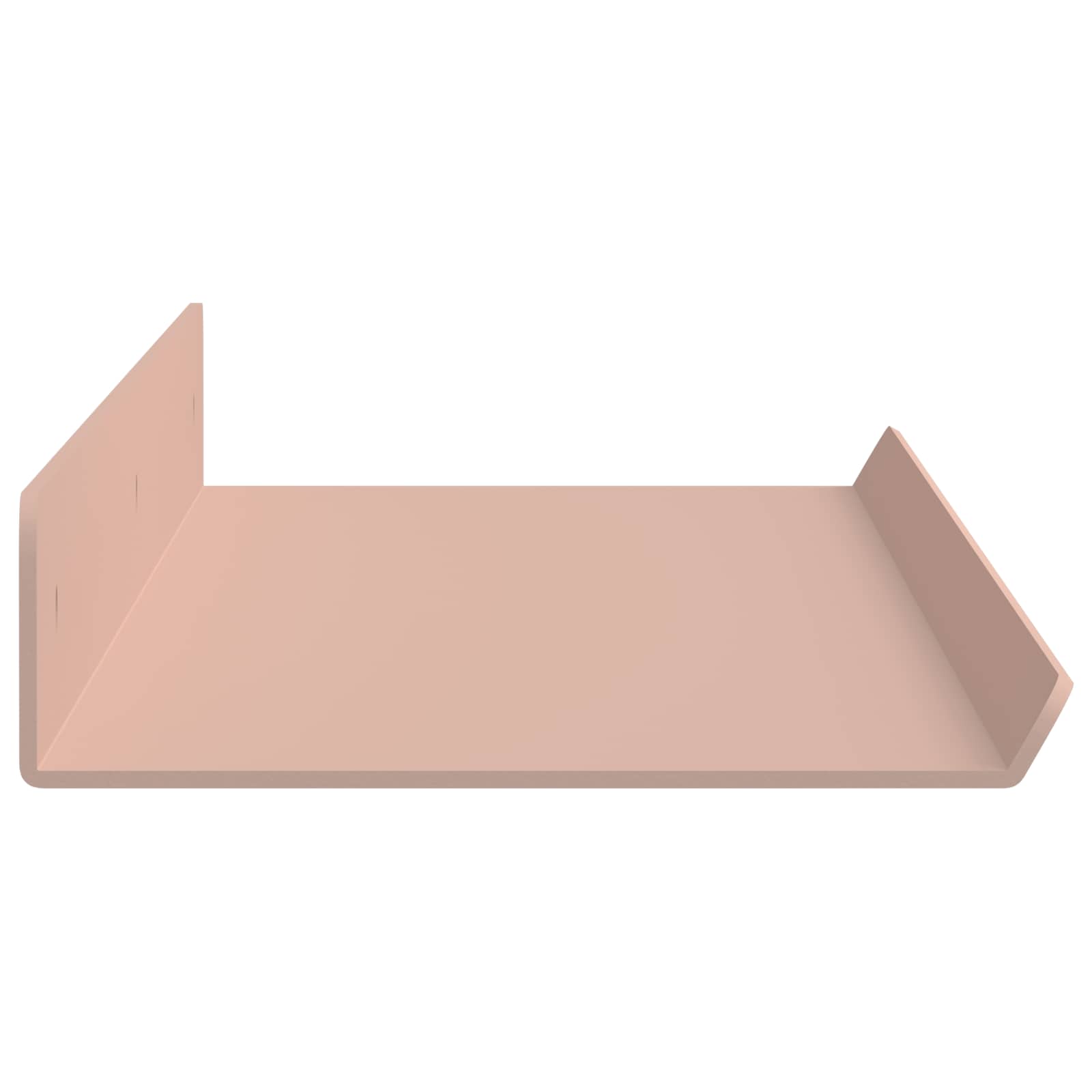 Sieninė lentyna su lentyna 4 pcs Rožinė 60 x 9 x 2,5 cm