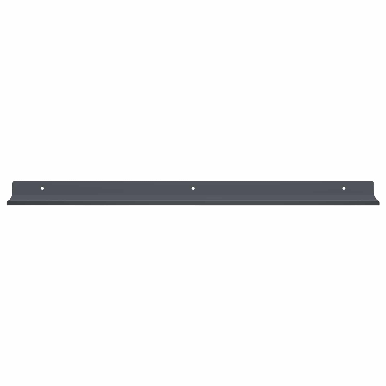 Floating Shelf 2 pcs Anthracite 60 x 8.5 x 2.5 cm