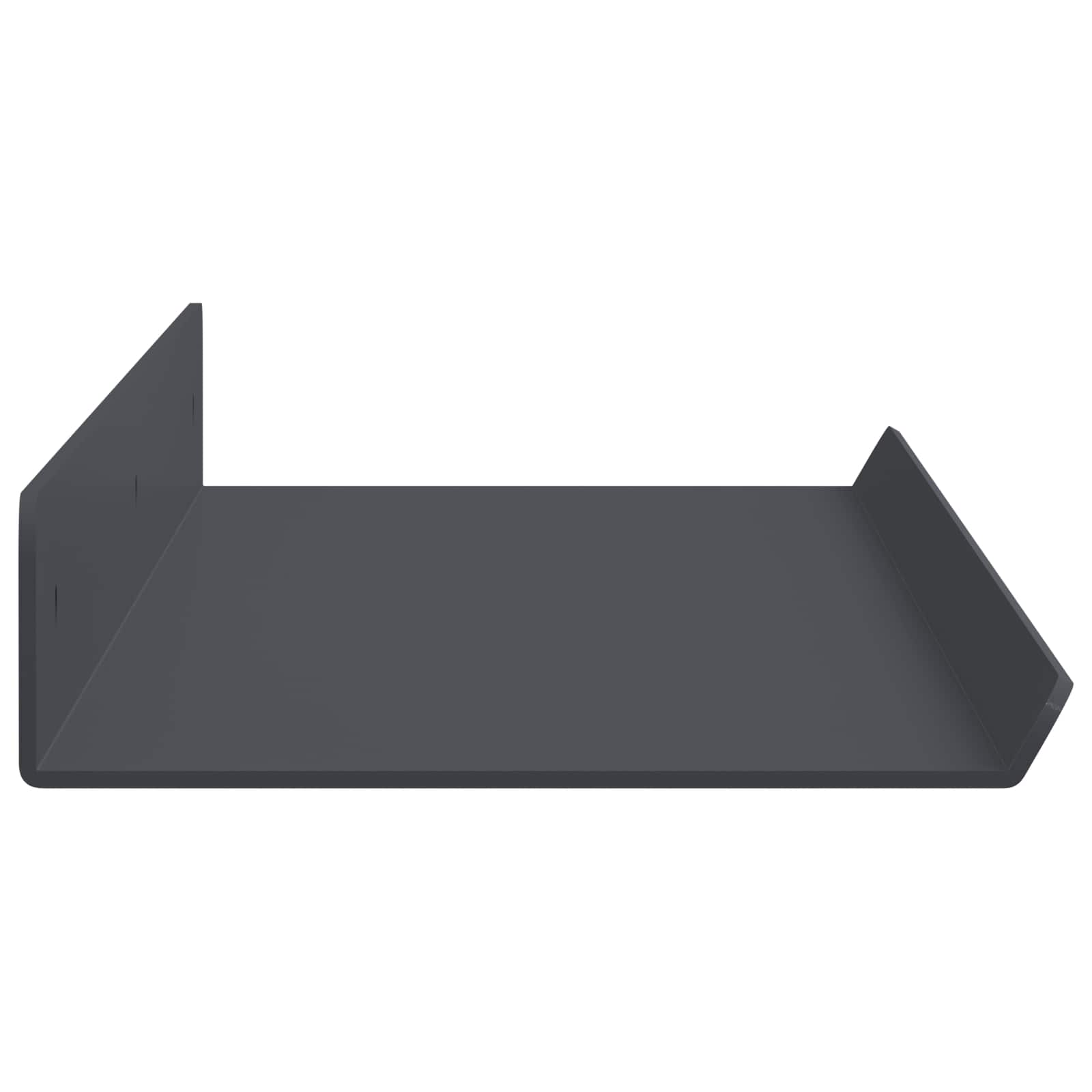 Floating Shelf 2 pcs Anthracite 60 x 8.5 x 2.5 cm