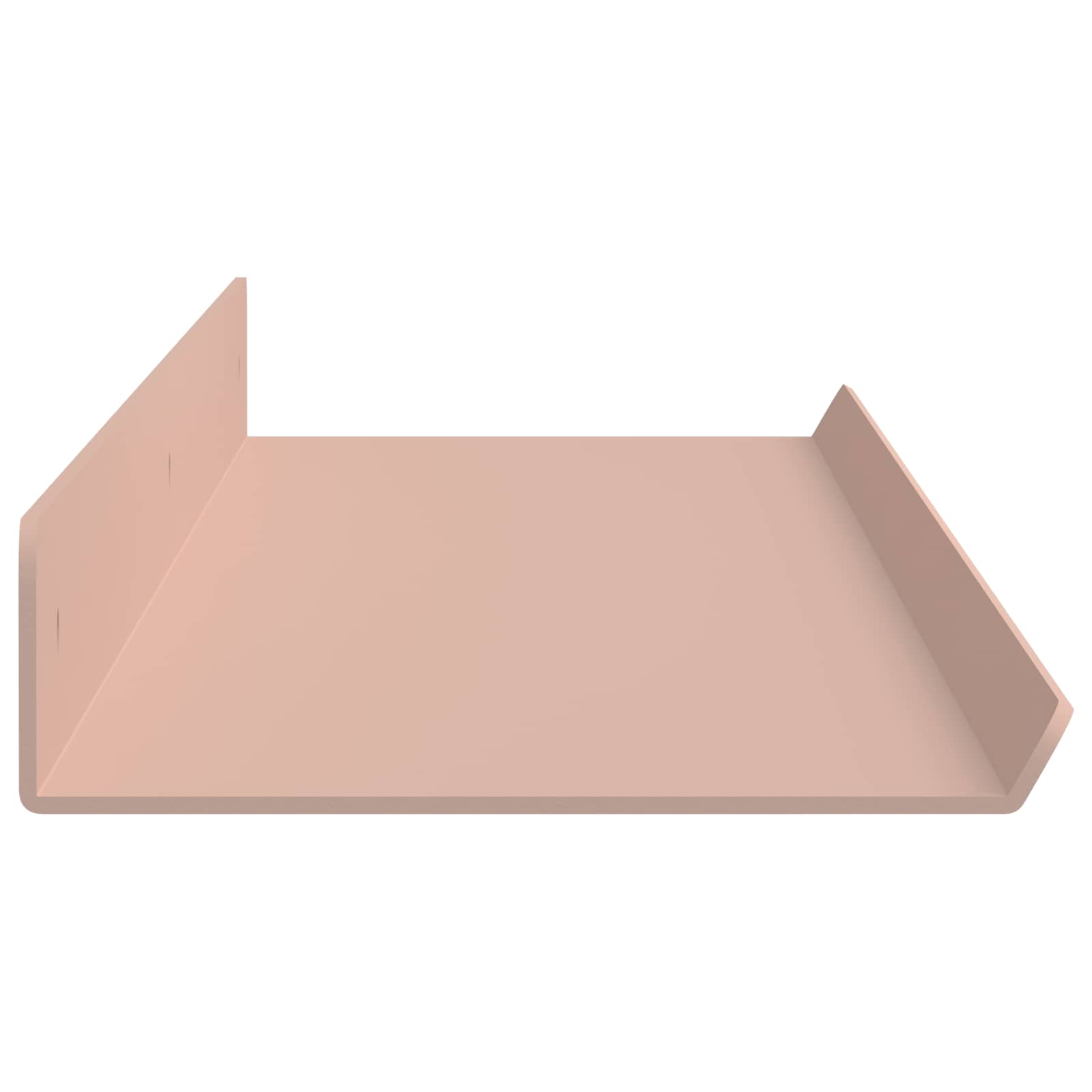 Sieninė lentyna su lentyna 2 pcs Rožinė 80 x 9 x 2,5 cm