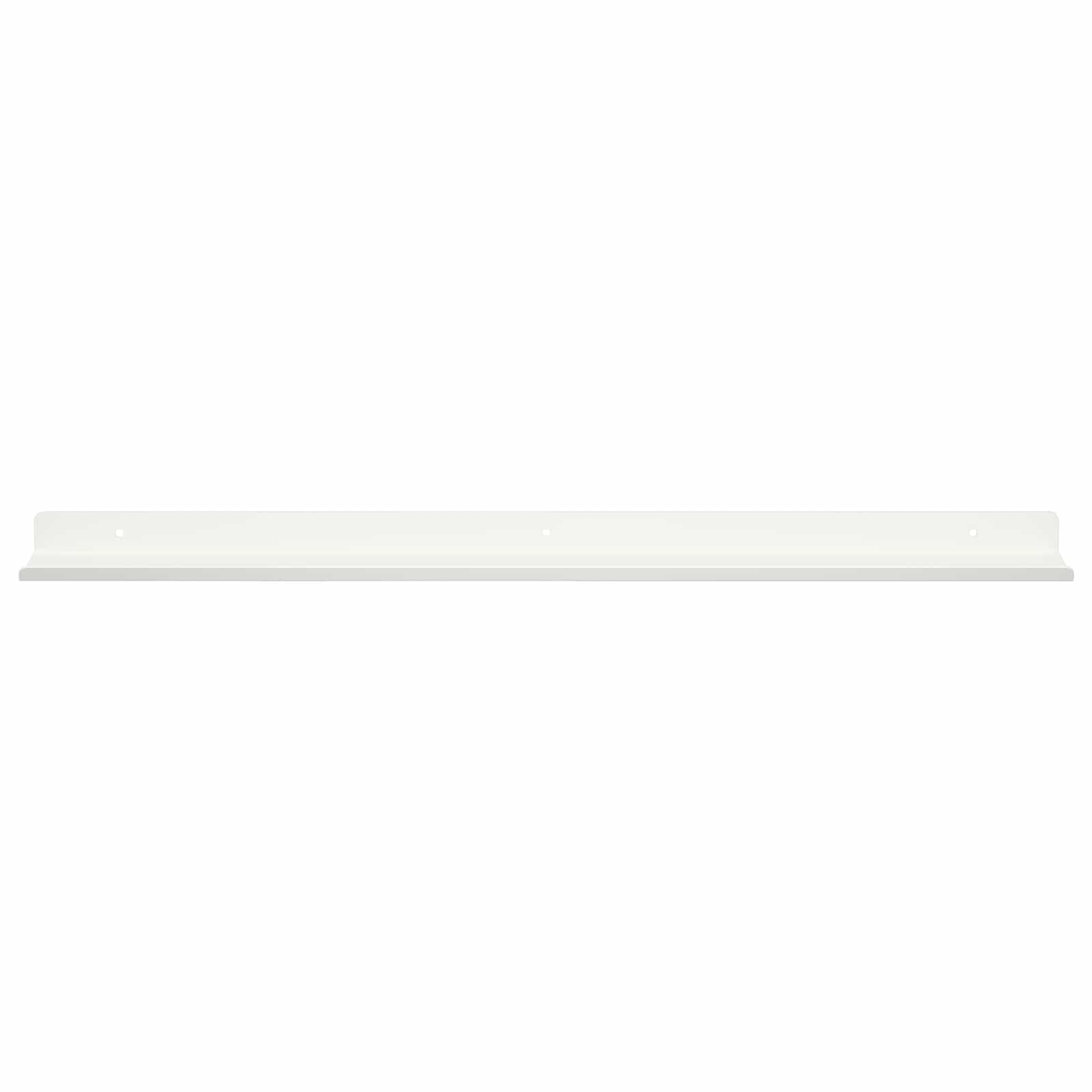 Sienas plaukts ar plauktu 4 gab. Balts 80 x 9 x 2,5 cm