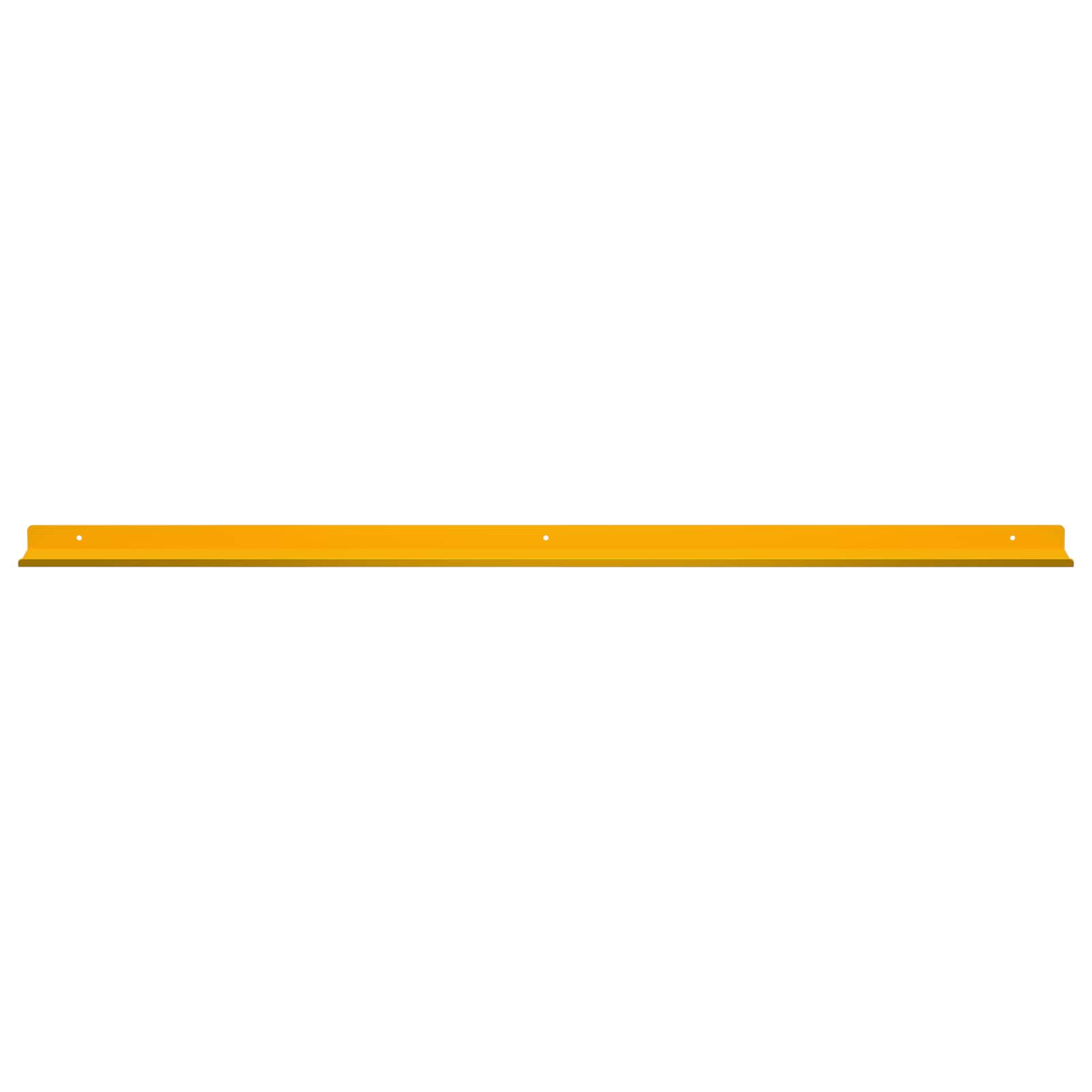Wall shelf 2 pcs Steamed yellow 100 x 9 x 2.5 cm