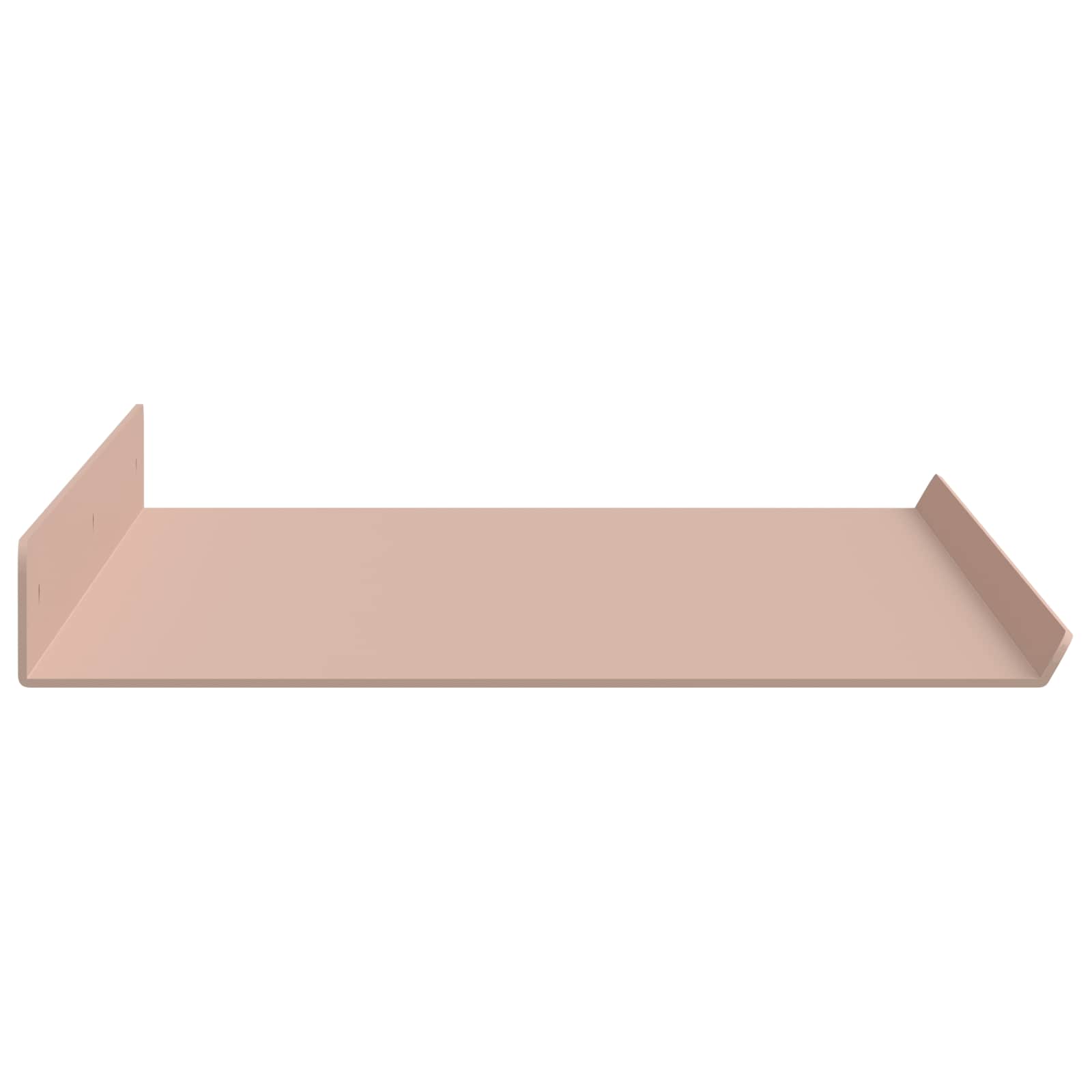 Sieninė lentyna su lentyna 4 pcs Rožinė 60 x 18 x 2,5 cm