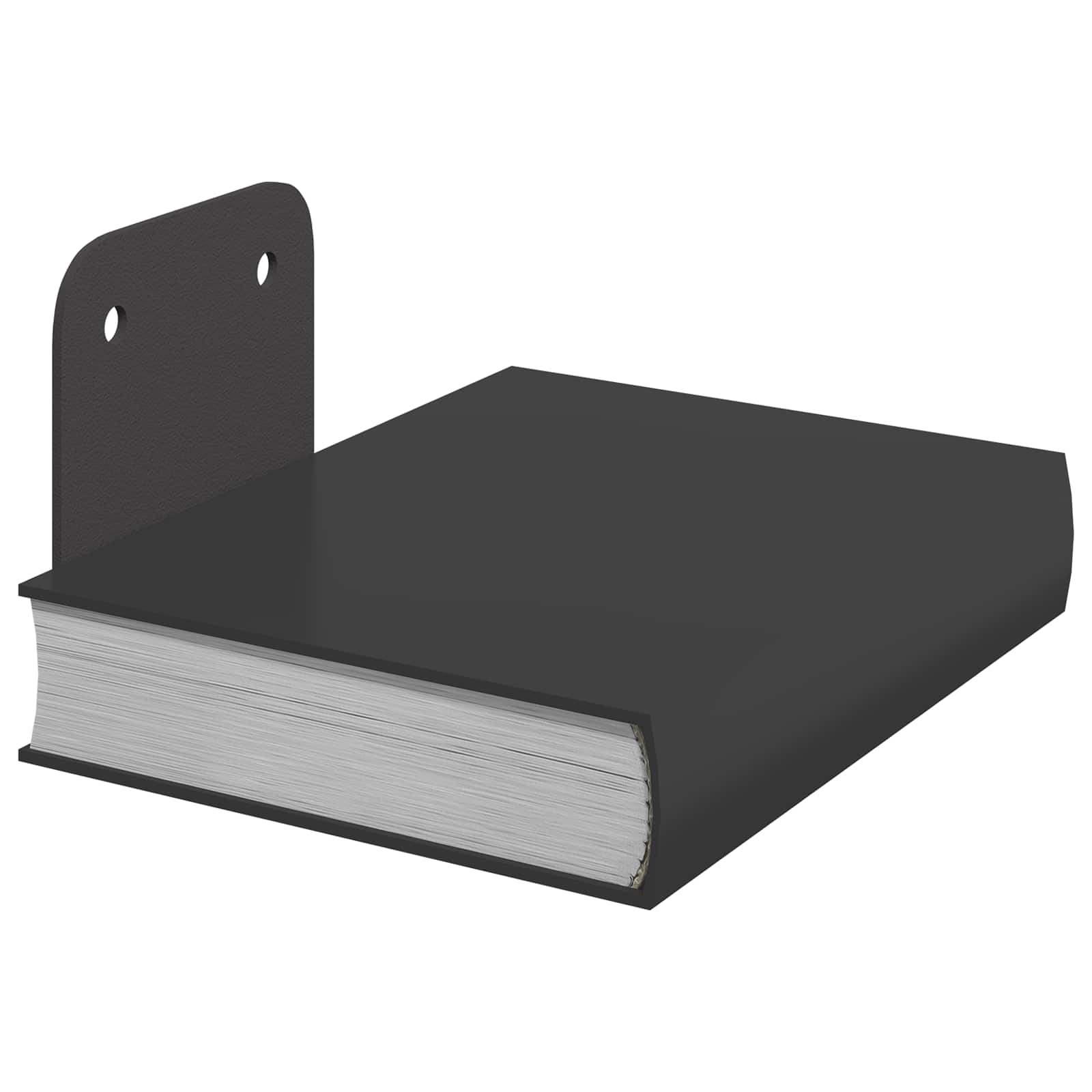 Nemoki plaukiančia lentyna 4 pcs Juodas 6 x 11 x 6,5 cm