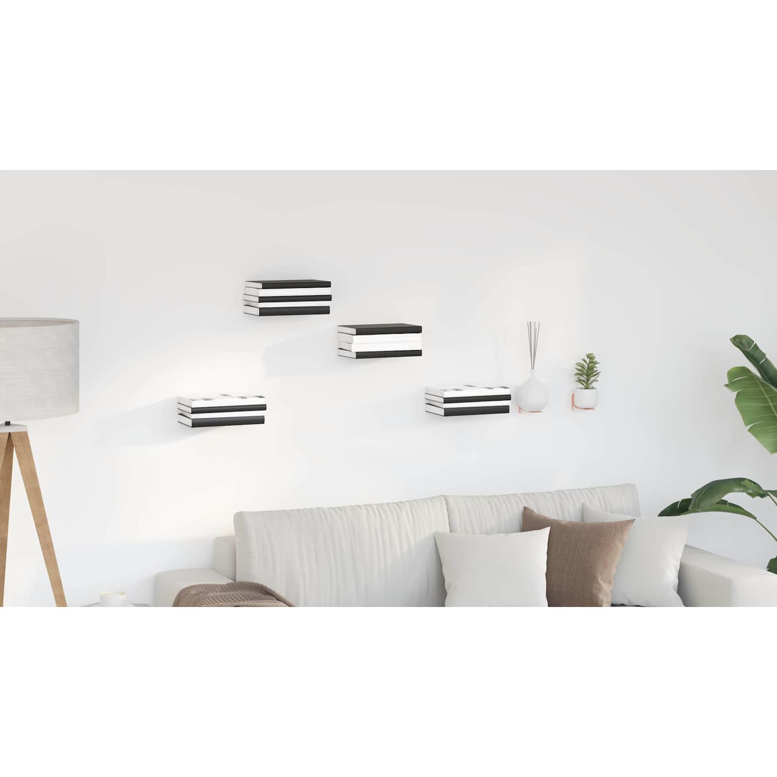 Plūduriuojanti lentyna 24 pcs Rožinė 6 x 10,8 x 6,6 cm