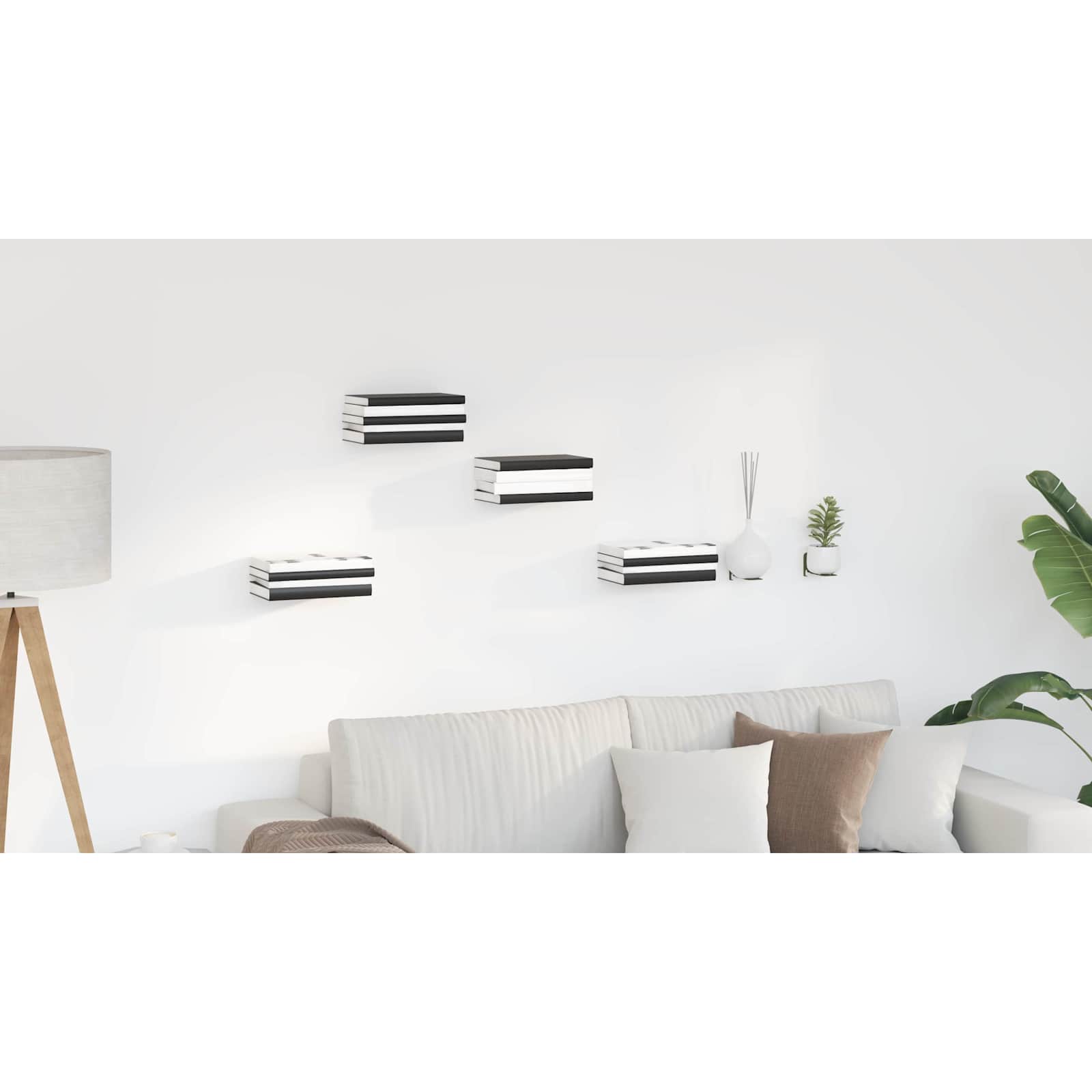 Plūduriuojanti lentyna 8 pcs Alyvuogių žalia 6 x 10,8 x 6,6 cm