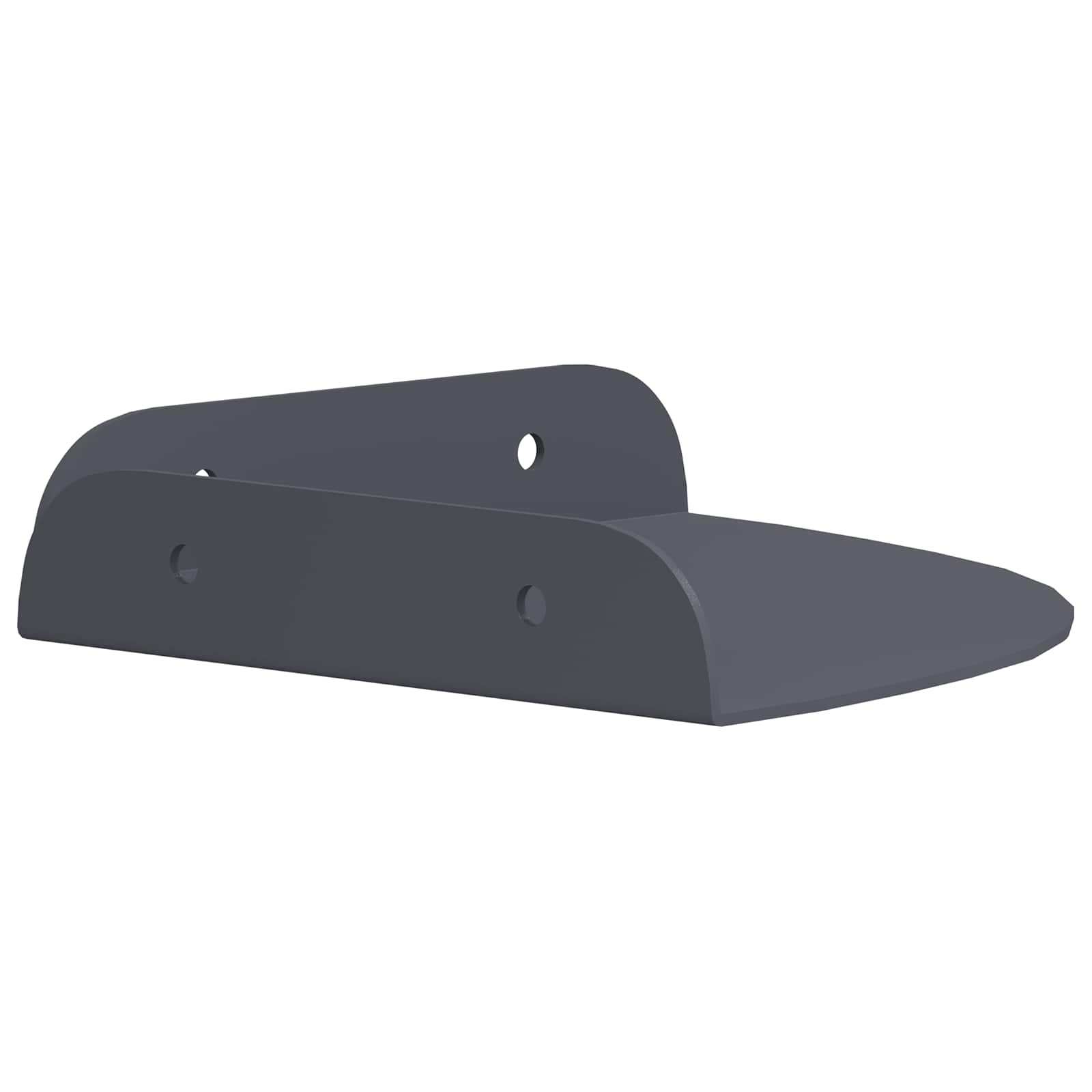 Plūduriuojanti lentyna 4 pcs Antracitas 15 x 15 x 2 cm