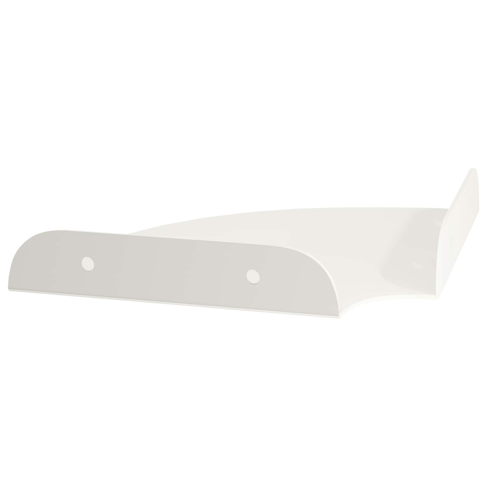 Plūduriuojanti lentyna su lentyna 4 pcs Baltas 15 x 15 x 2 cm