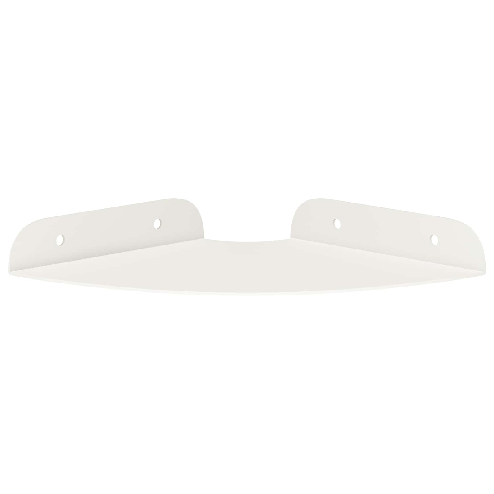 Plūduriuojanti lentyna su lentyna 4 pcs Baltas 15 x 15 x 2 cm