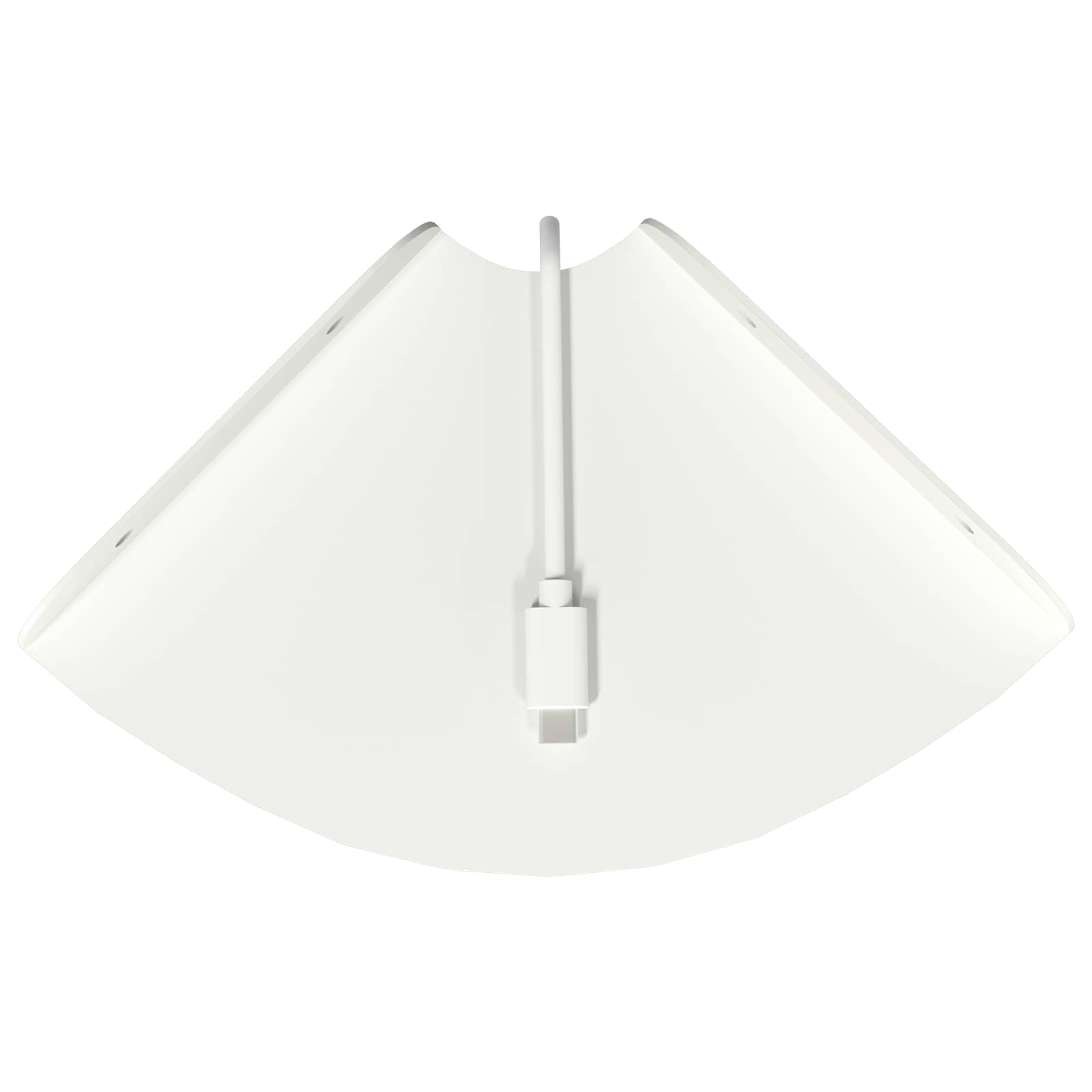 Plūduriuojanti lentyna su lentyna 4 pcs Baltas 15 x 15 x 2 cm