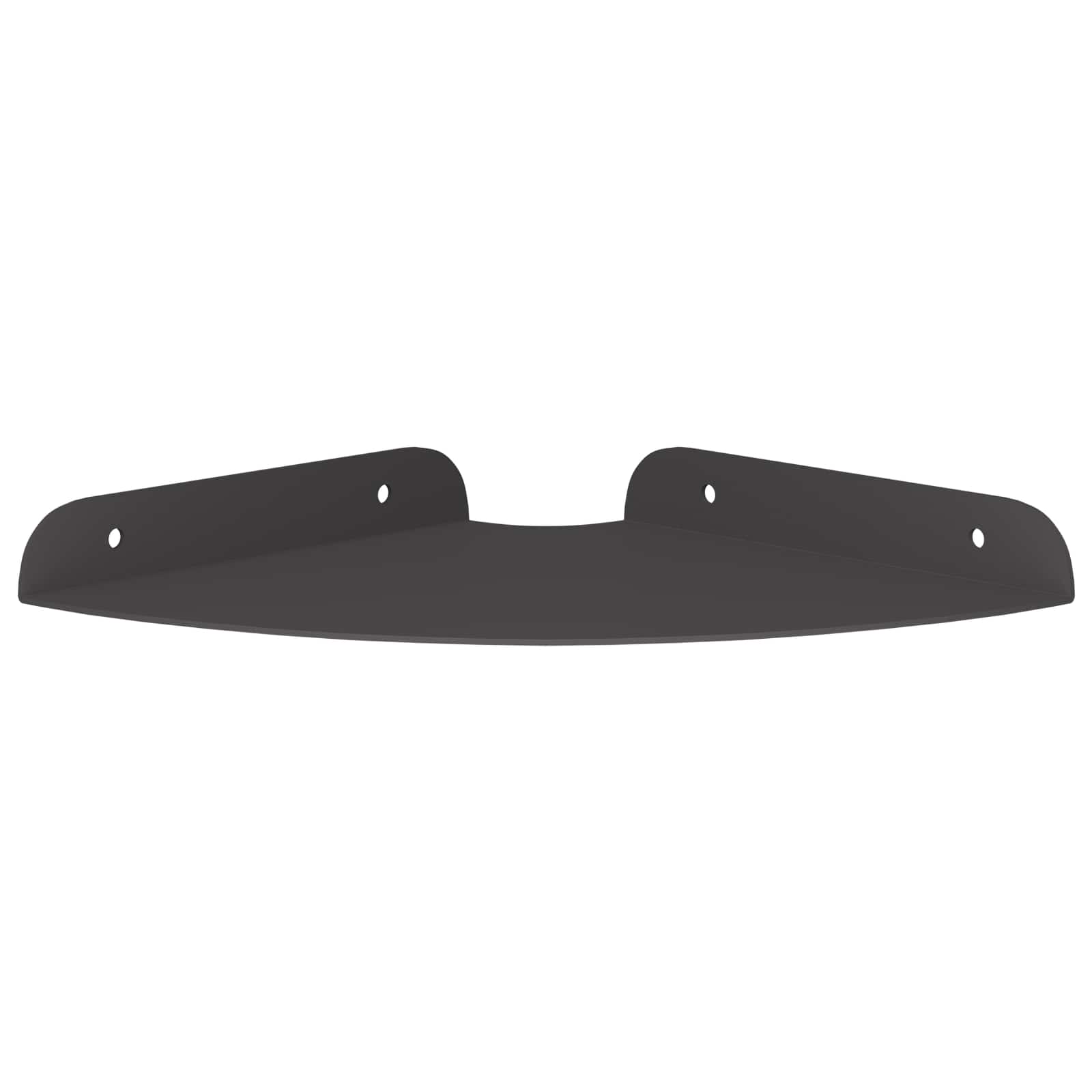 Plūduriuojanti lentyna su lentyna 4 pcs Juodas 18 x 18 x 2 cm