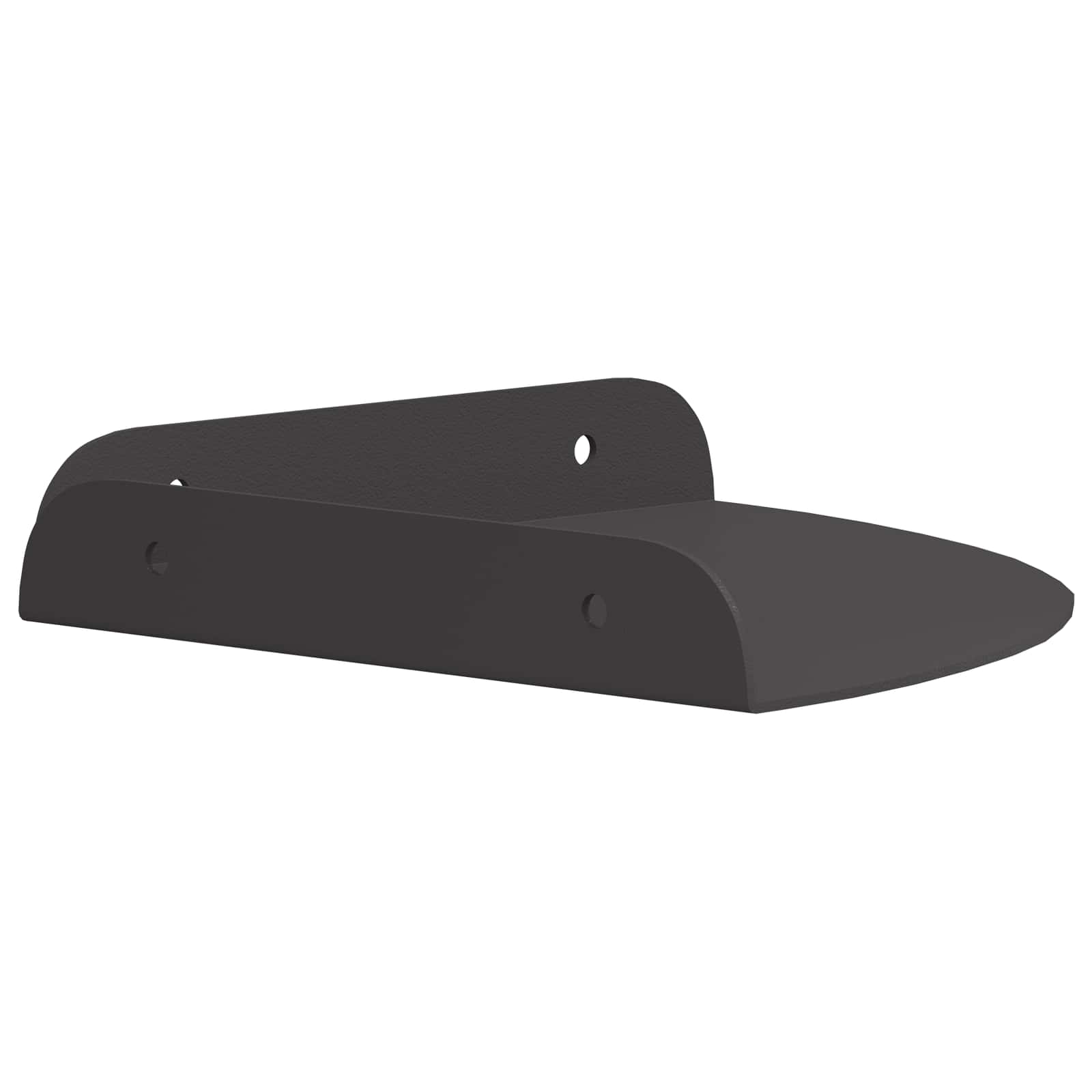 Plūduriuojanti lentyna su lentyna 4 pcs Juodas 18 x 18 x 2 cm