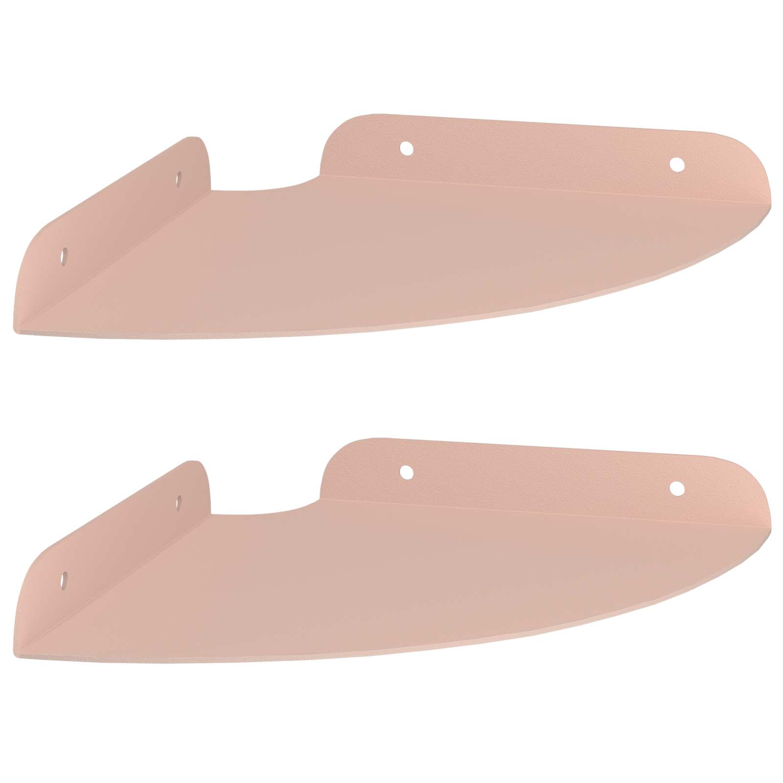 Plūduriuojanti lentyna su lentyna 2 pcs Rožinė 18 x 18 x 2 cm