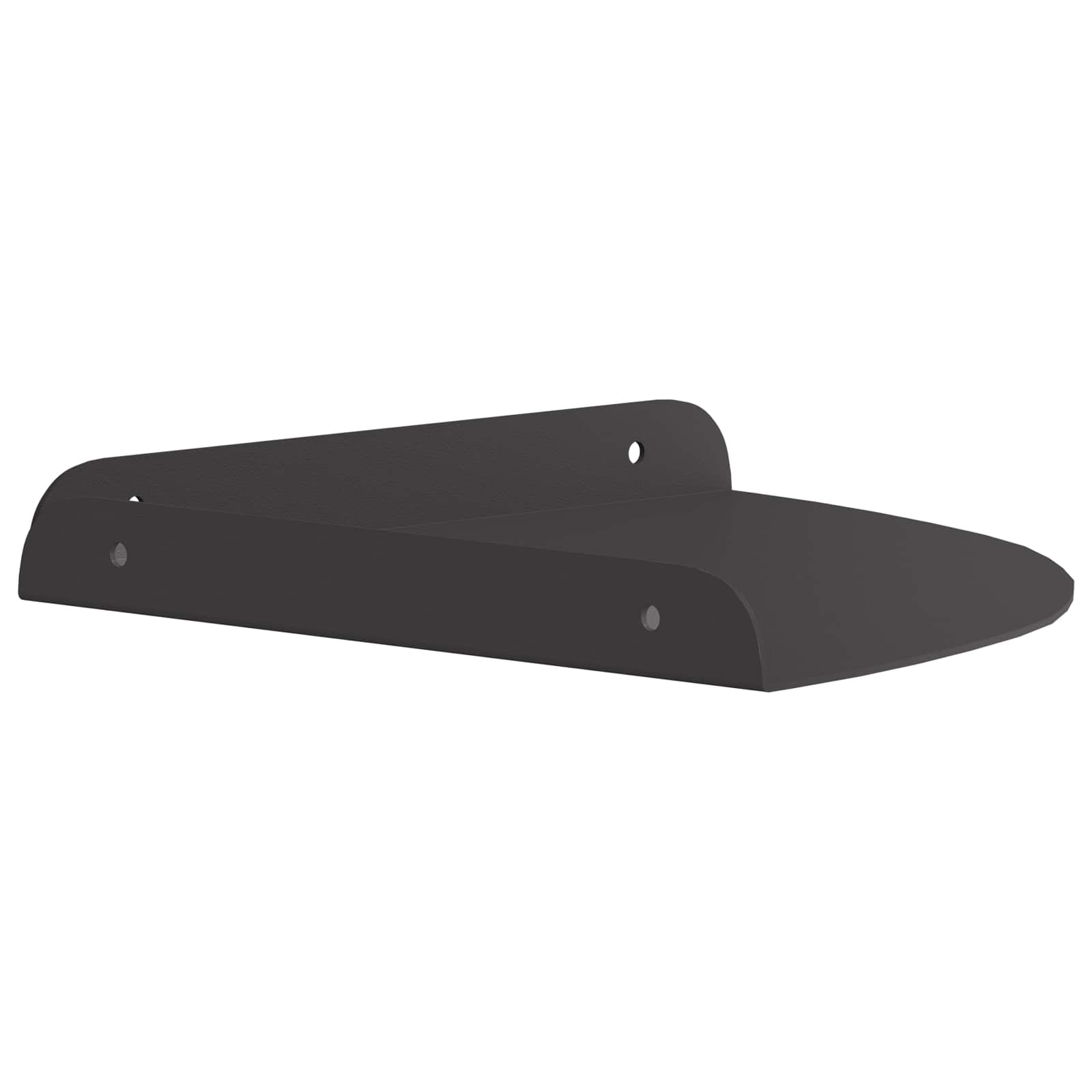 Plūduriuojanti lentyna su lentyna 4 pcs Juodas 24 x 24 x 2 cm