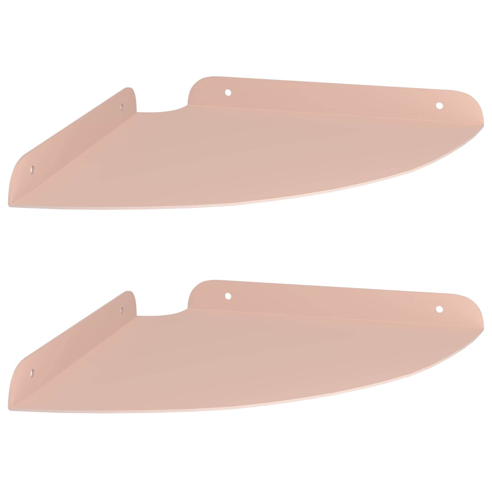 Plūduriuojanti lentyna su lentyna 2 pcs Rožinė 24 x 24 x 2 cm