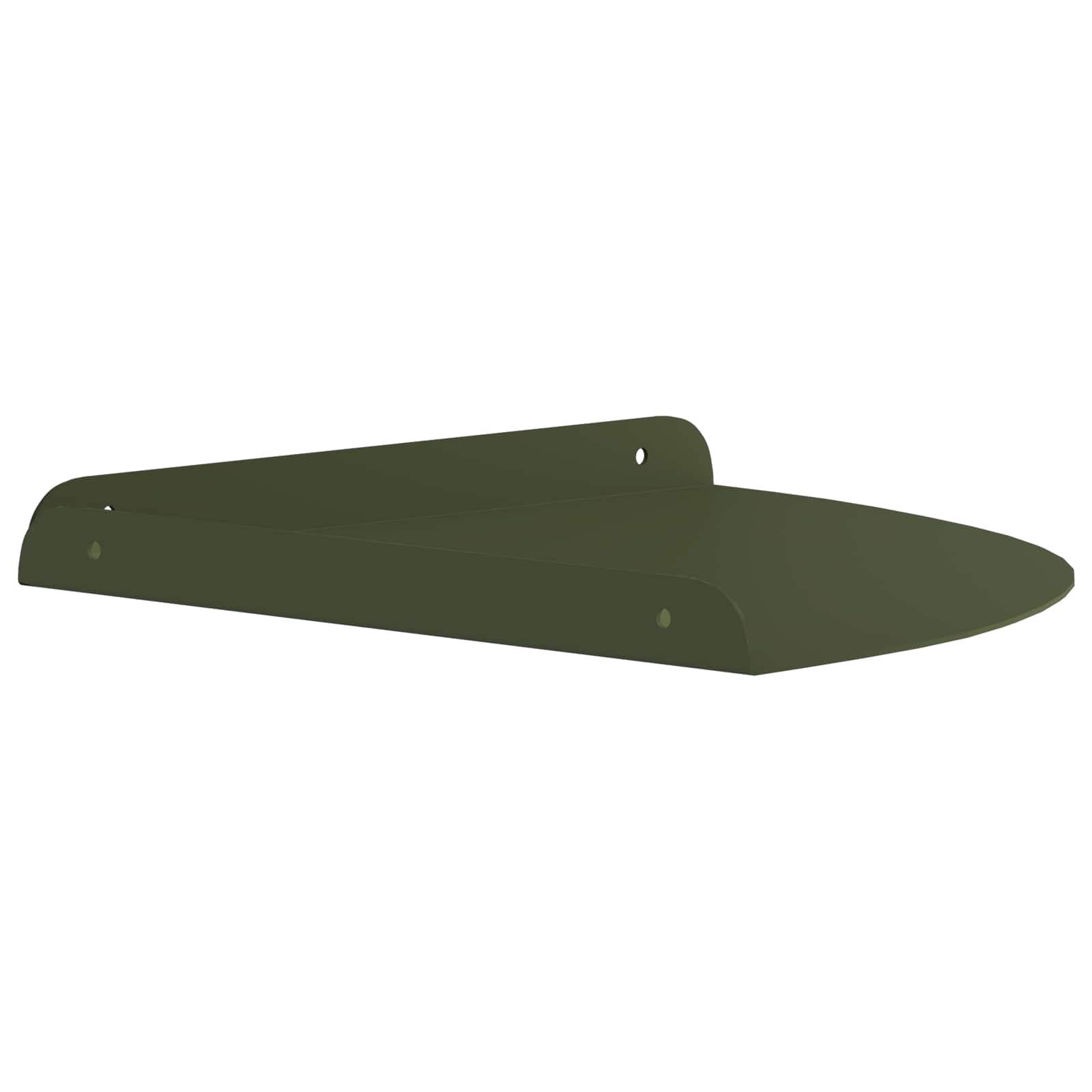 Plūduriuojanti lentyna 2 pcs Alyvuogių žalia 30 x 30 x 2 cm