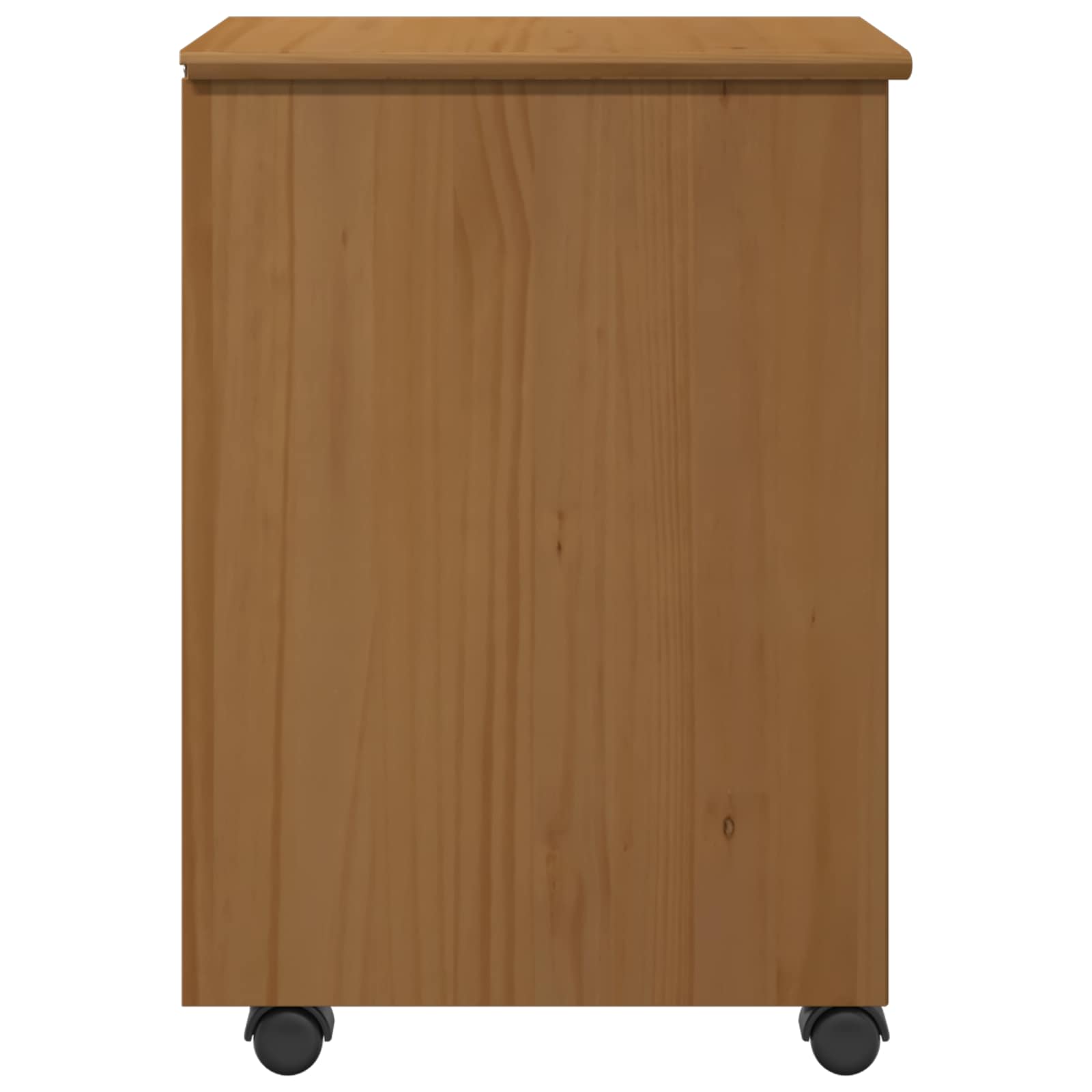 Mobile Pedestal with wheel MOSS Honey Brown 34 x 39 x 56 cm