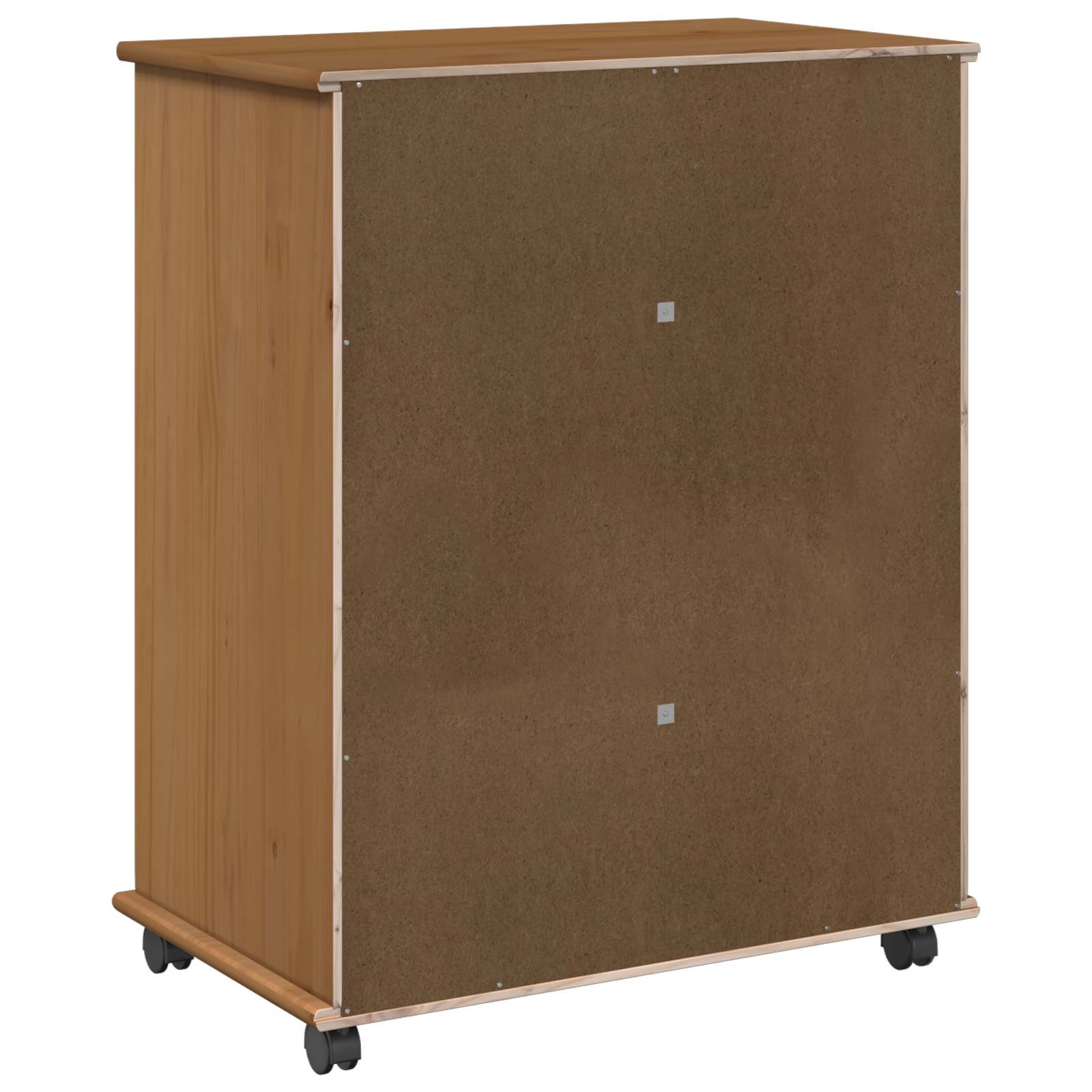 Ratuotas kabinetas su ratu Medus ruda 63,5 x 39 x 79 cm